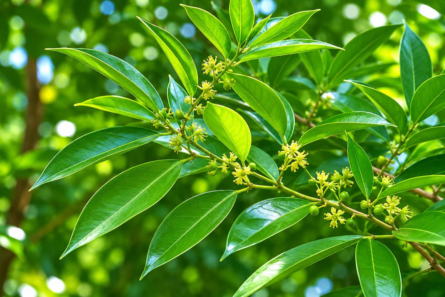 Snailseed Laurel Tree - 8-12" Live Tropical Shade Tree - Cryptocarya alba - Easy to Grow for Gardens and Indoor Spaces