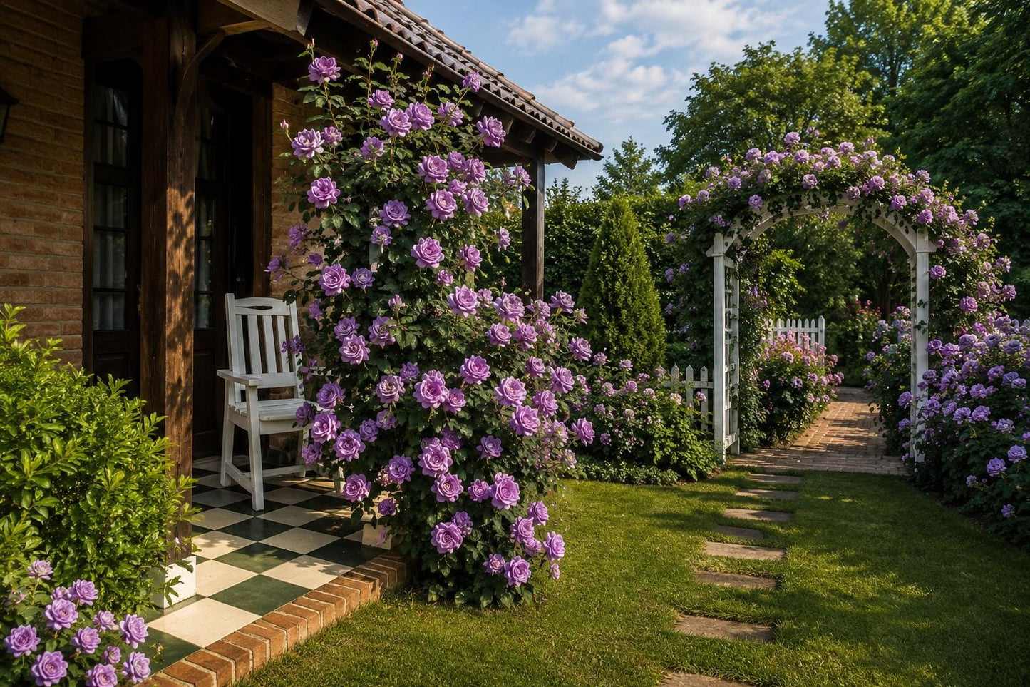 Purple Climbing Rose Seeds - 20pcs Non-GMO Heirloom - Rosa 'Climbing Purple' - Rare Variety for Garden
