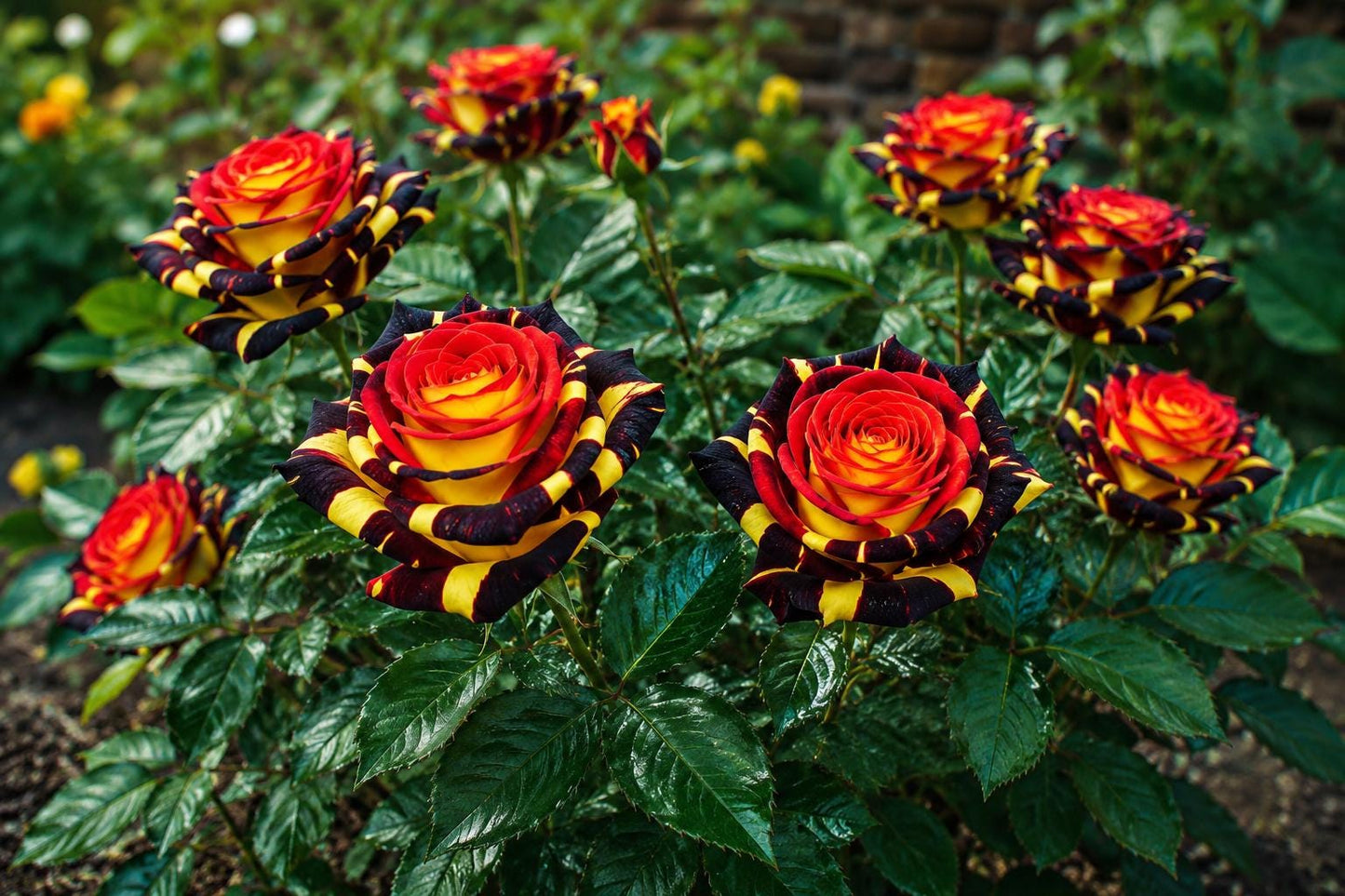 Rare Rose Seeds 20pcs 'Firebird' Non-GMO Heirloom Rosa spp. Vibrant Blooms for Garden or Cutting Flowers