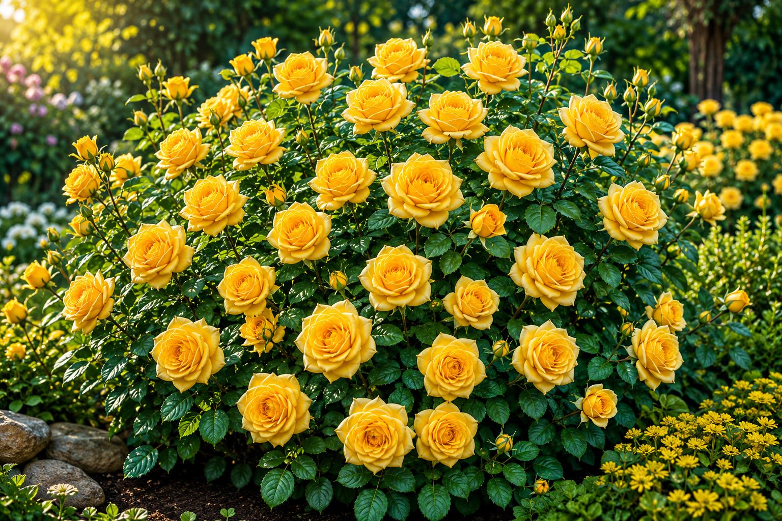 Yellow Climbing Rose Seeds - 20pcs Non-GMO Heirloom - Rosa 'Climbing Yellow' - Perfect for Home Gardens and Trellises