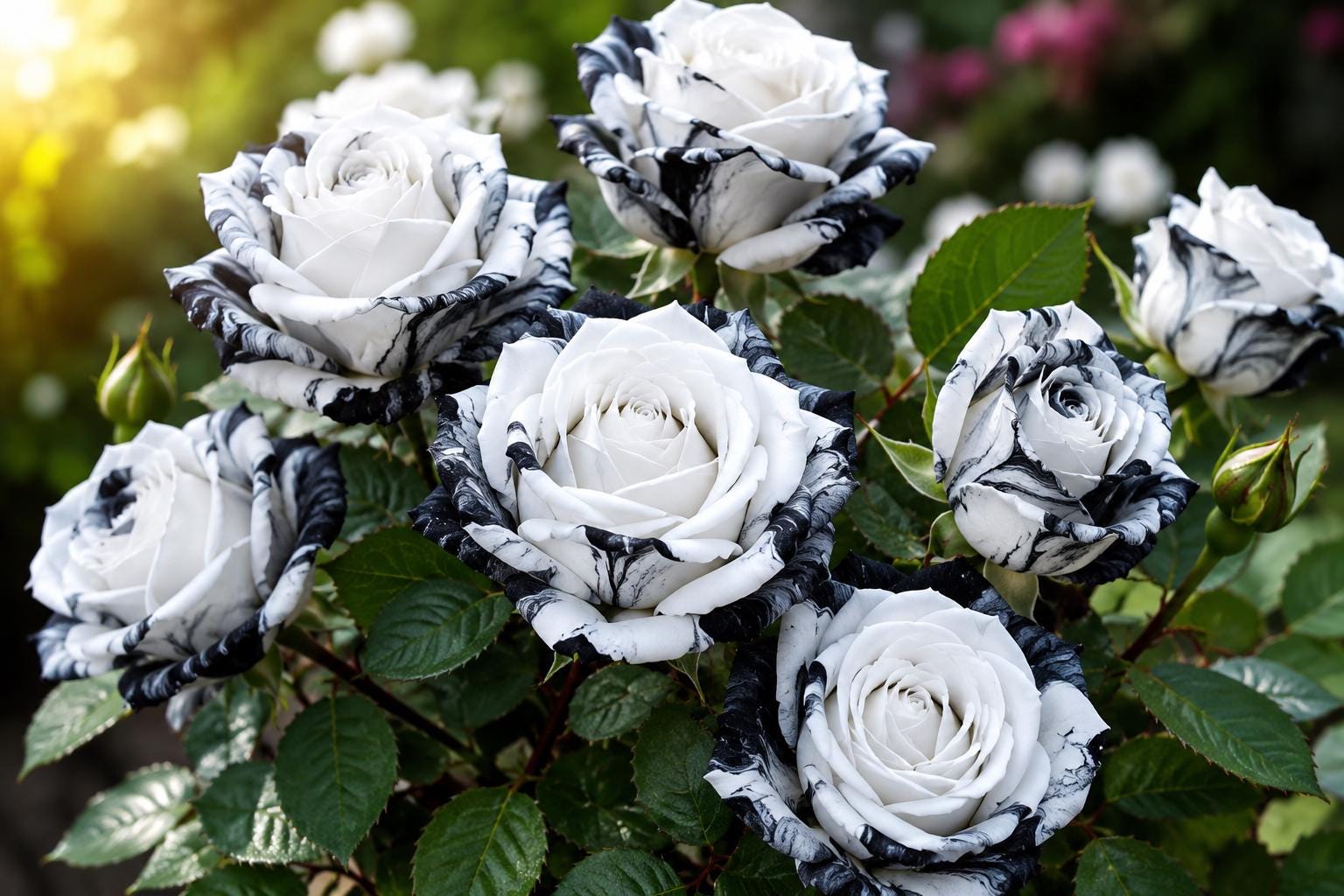 Rare Ink Rose Seeds - 20pcs Non-GMO Heirloom Flower Seeds - Rosa spp. - Unique Dark-Hued Blooms for Easy Gardening