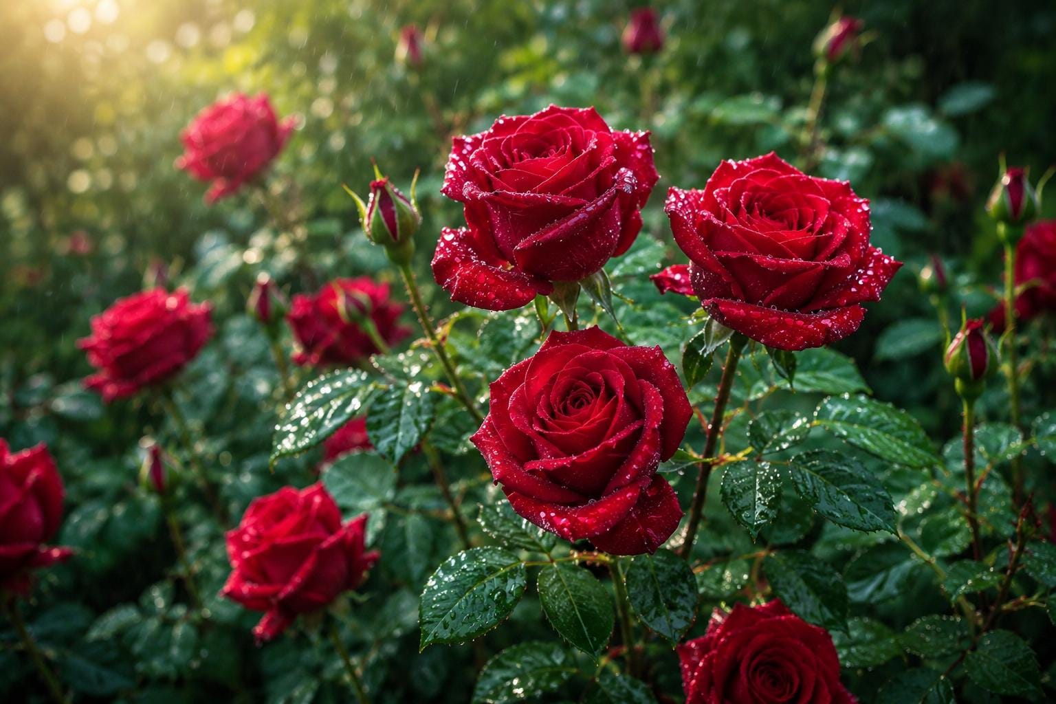 Red Rose Seeds - 20 Pack - Timeless Crimson Blooms - Rosa spp. - Easy to Grow for Vibrant Garden Charm