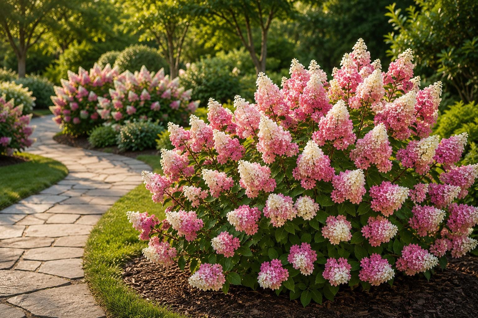 50 Panicle Hydrangea Seeds - Two-Tone Pink-White Flowers - Hydrangea paniculata - Easy to Grow for Landscaping