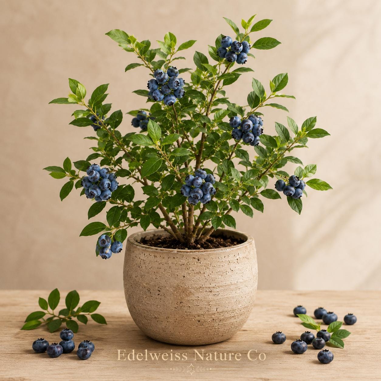 Springhigh Blueberry Starter Plant | 3-6" Edible Berry Shrub | Vaccinium corymbosum | Live Fruit Plant for Gardens and Containers