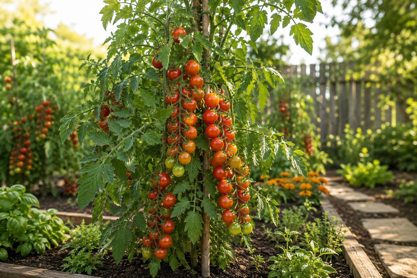 Waterfall Tomato Seeds 200pcs Heirloom Non-GMO High-Yield Solanum lycopersicum Easy to Grow Garden Seeds