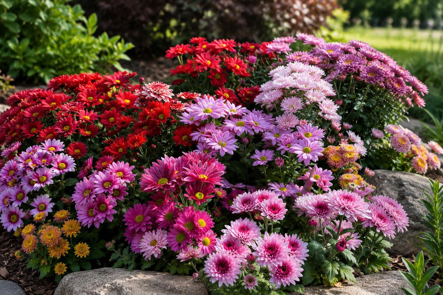 Chrysanthemum Flower Seeds - 2000 Mixed Color Seeds - Garden Mum Blooms - Chrysanthemum morifolium