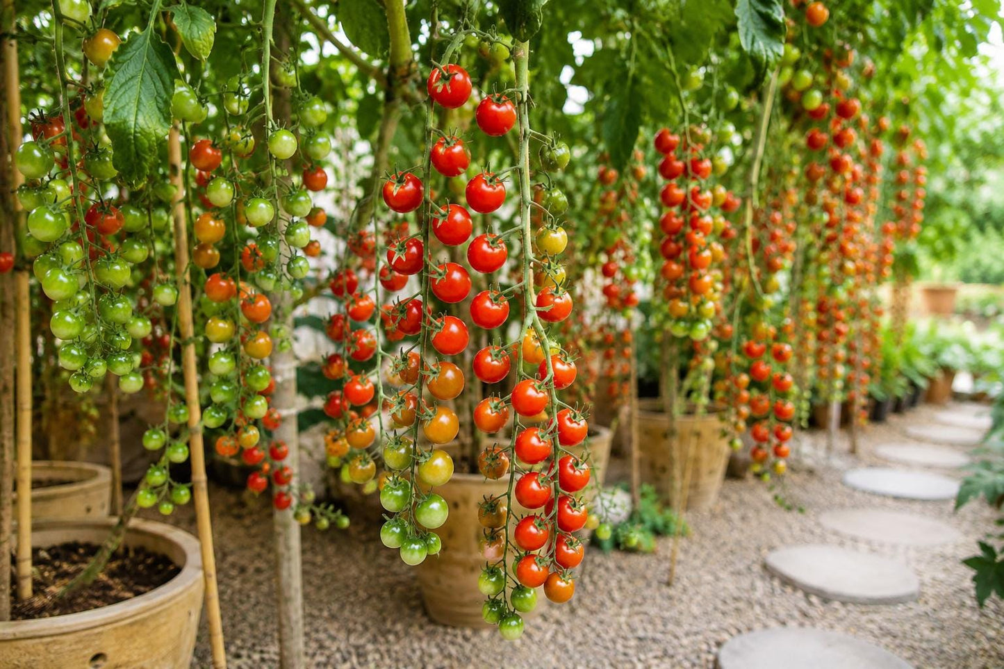 Waterfall Tomato Seeds 200pcs Heirloom Non-GMO High-Yield Solanum lycopersicum Easy to Grow for Container Gardening