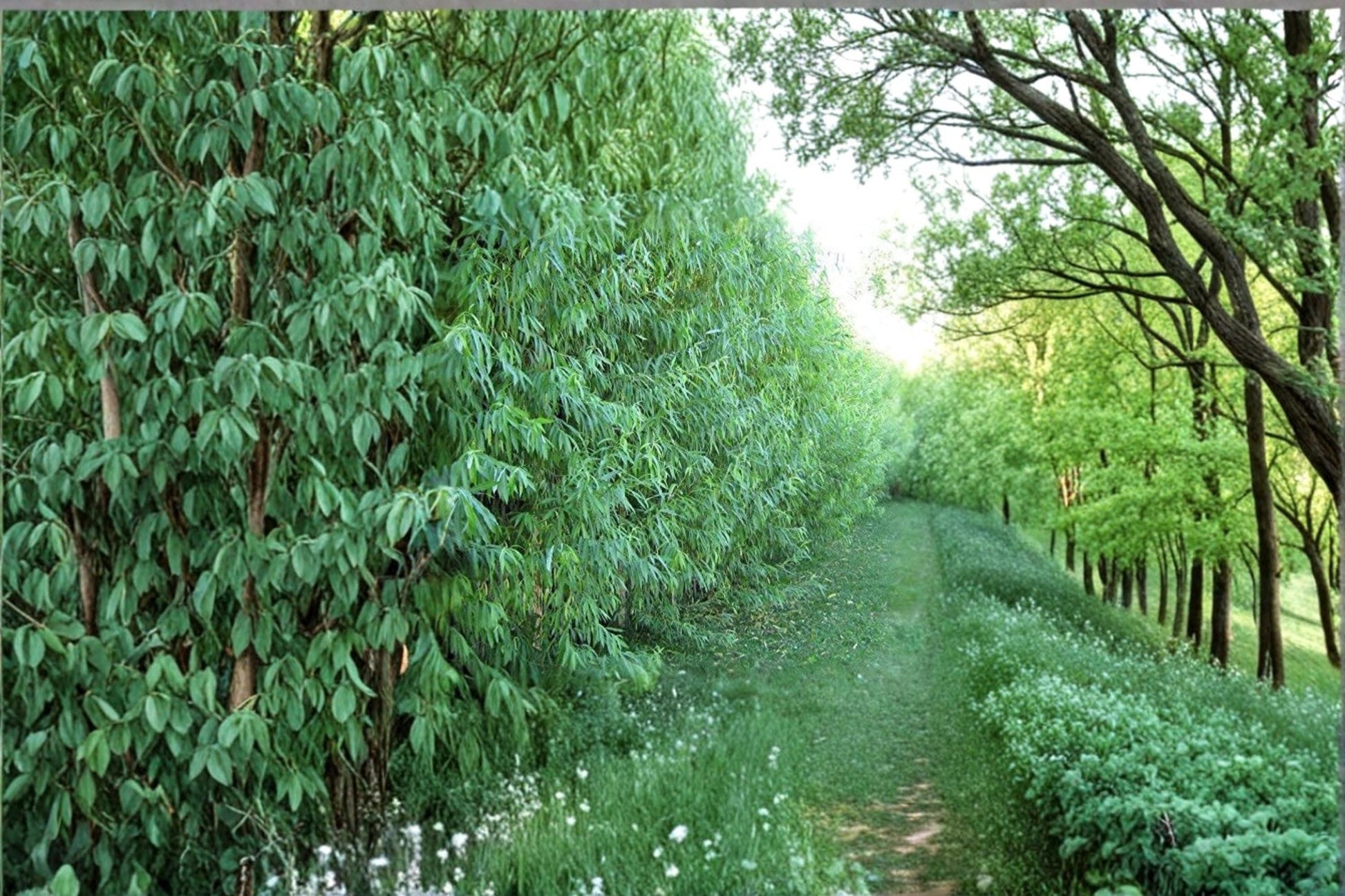 Live Aussie Willow Plant - Hybrid Willow Tree for Privacy Screens & Shade - Salix Hybrid - Fast Growing Landscape Tree