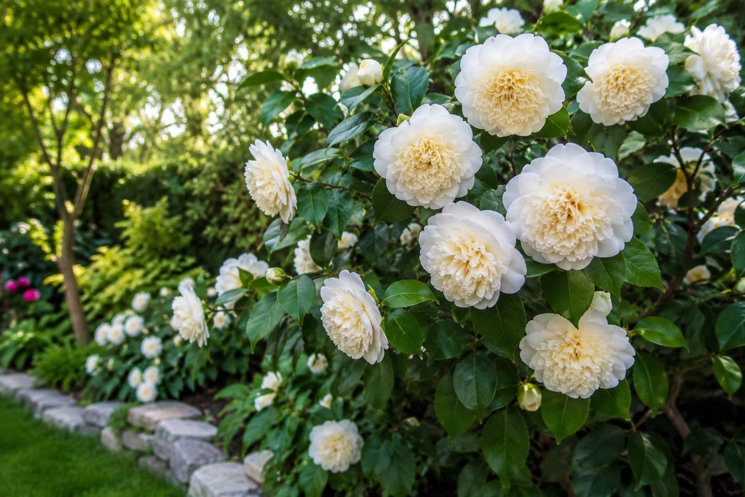 Live Starter Plant - Jury's Yellow Camellia - Unique Bloom - Camellia Japonica - USA Seller - Hardy Garden Addition