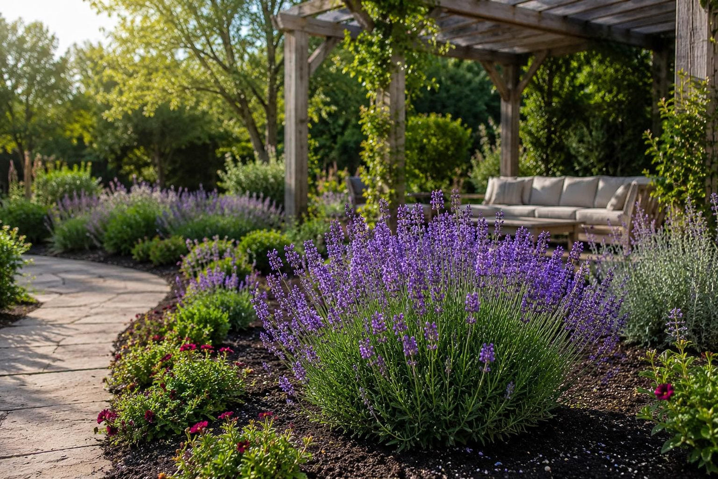 Lavender Seeds - 100 Hardy Purple Blooms - Lavandula angustifolia - Fragrant Garden Borders, Easy to Grow, Drought-Tolerant