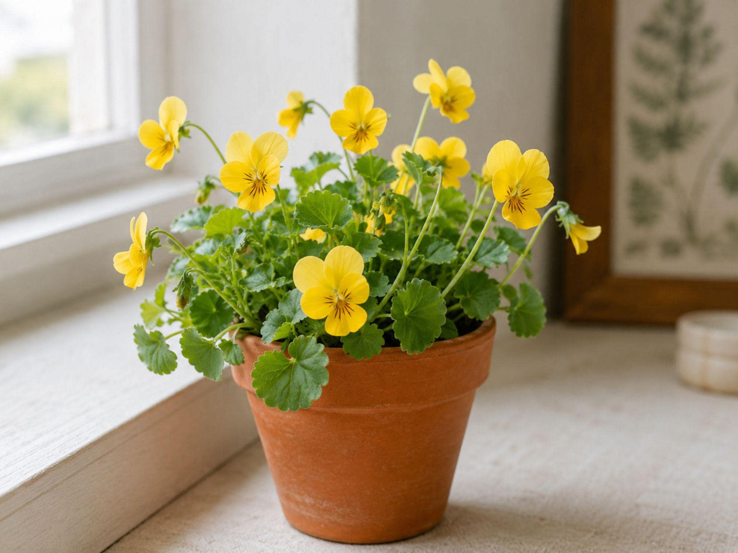 Bare Root Wildflower - 5 Yellow Violets, Viola rotundifolia, Native Woodland Perennial for Shade Gardens and Naturalized Plantings