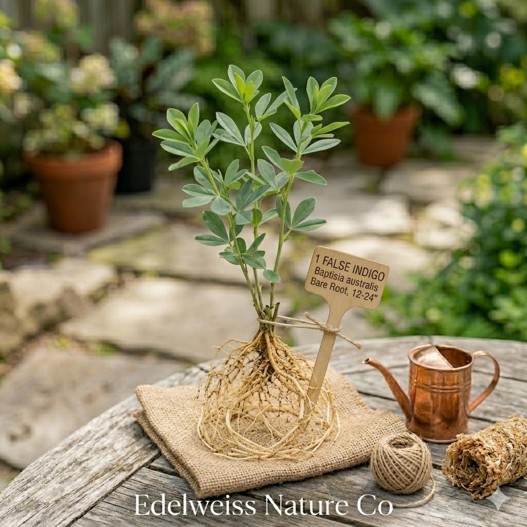 Baptisia Bare Root Perennial Plant | False Indigo Wildflower | Native Pollinator Flower | Baptisia australis