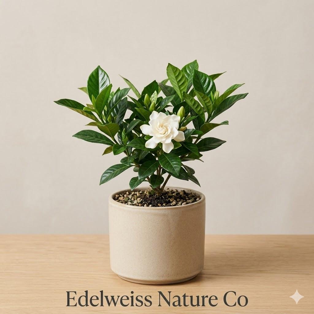 Frost Proof Gardenia Starter Plant | Evergreen Flowering Shrub | Gardenia jasminoides | Fragrant White Blooms