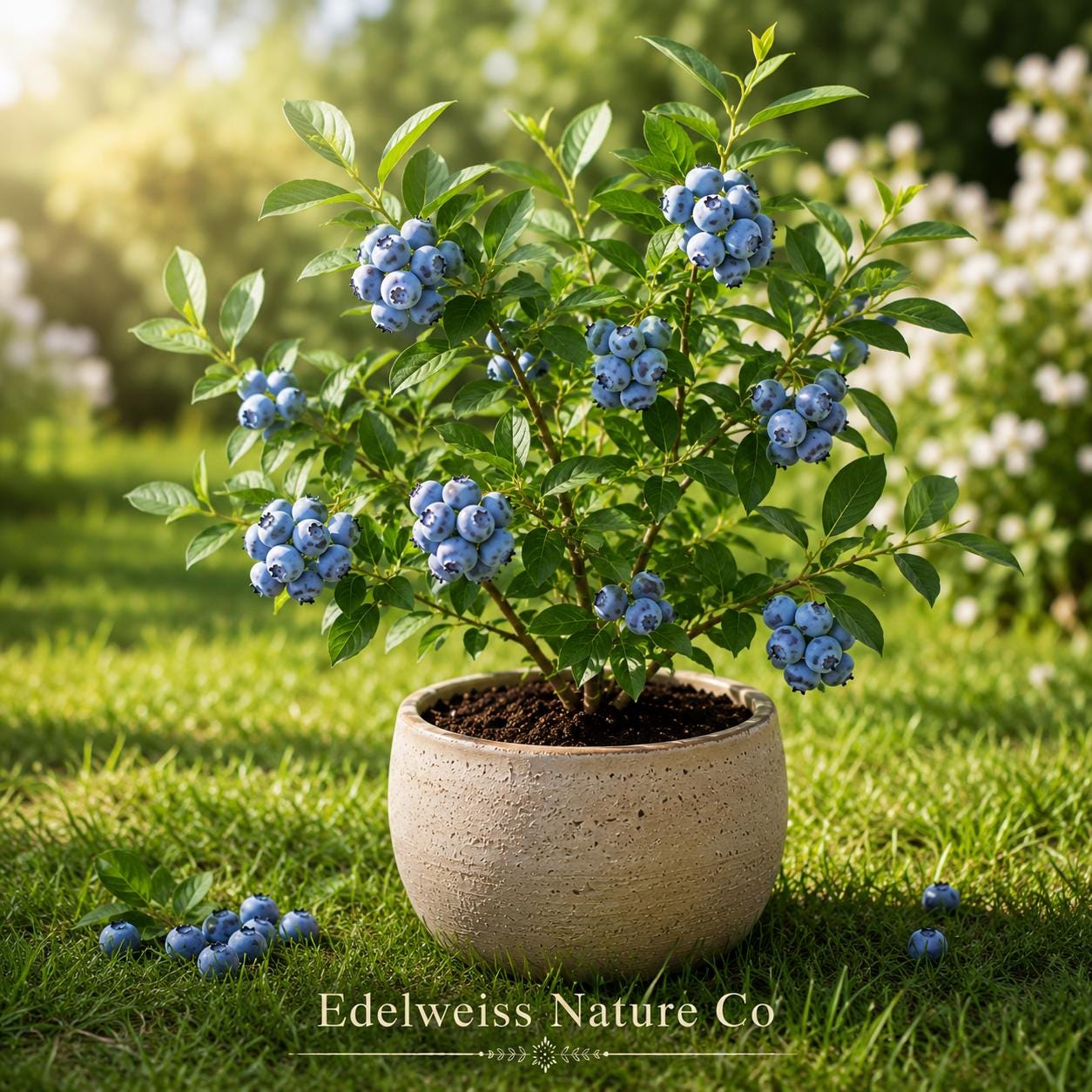 Snowchaser Blueberry Starter Plant | Edible Berry Shrub | Vaccinium corymbosum | Live Fruit Plant for Gardens & Containers