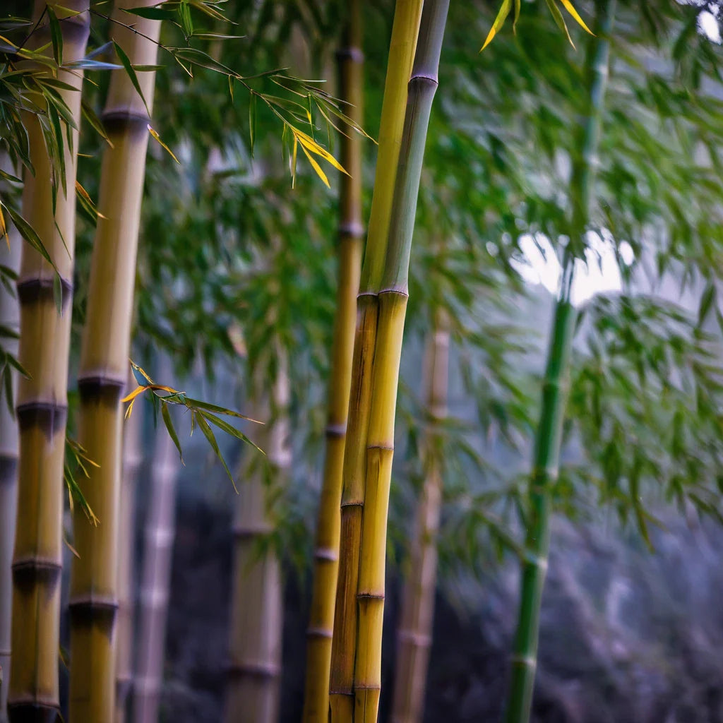 Bamboo Seeds - 50 Pack - Clumping Privacy Plant - "Black Stripe" - Perfect for Shade Screen - Garden Use