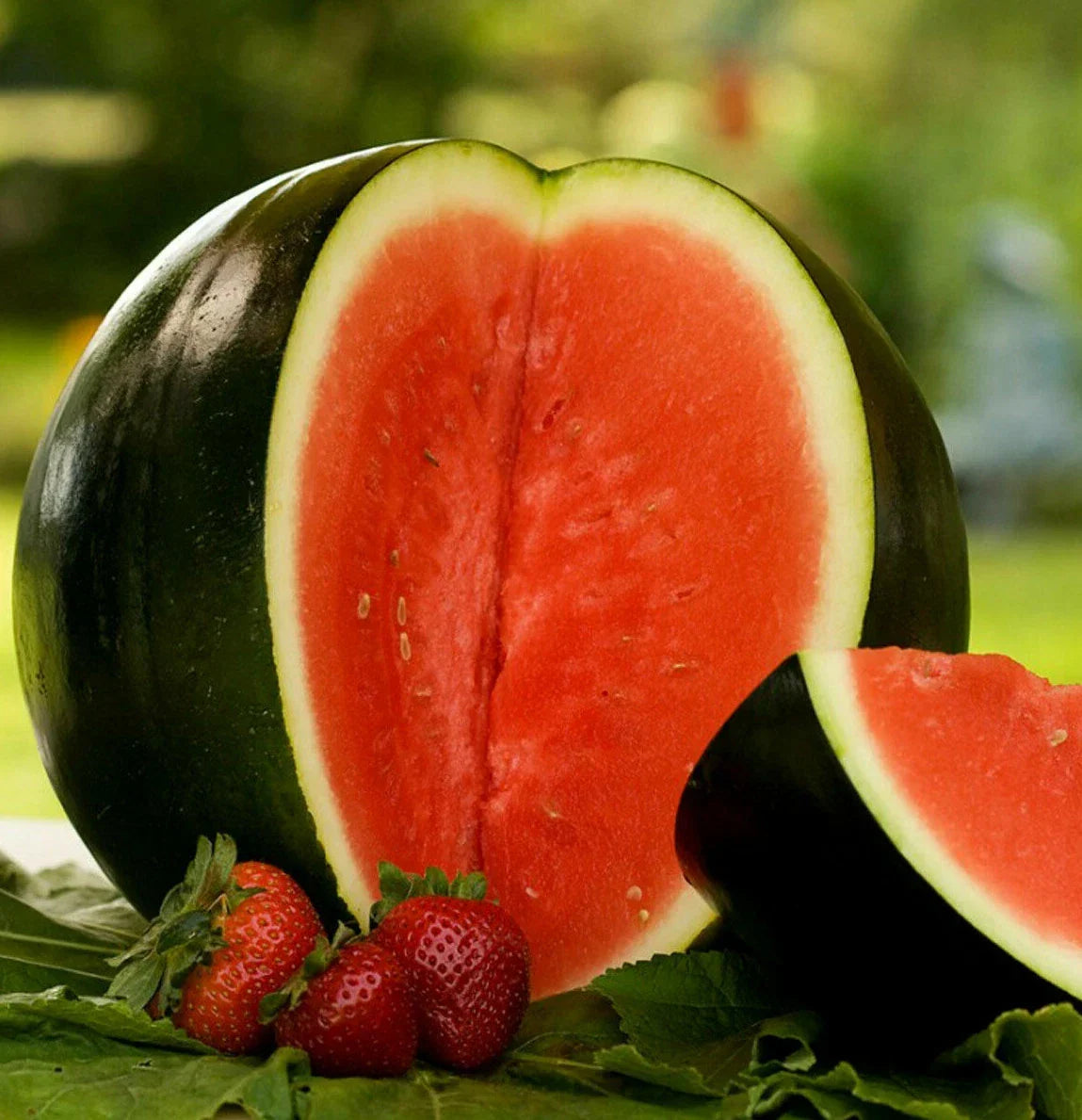 Sugar Baby Watermelon Seeds | Mini Icebox Melon | Citrullus lanatus | Sweet Personal-Sized Fruit for Small Gardens