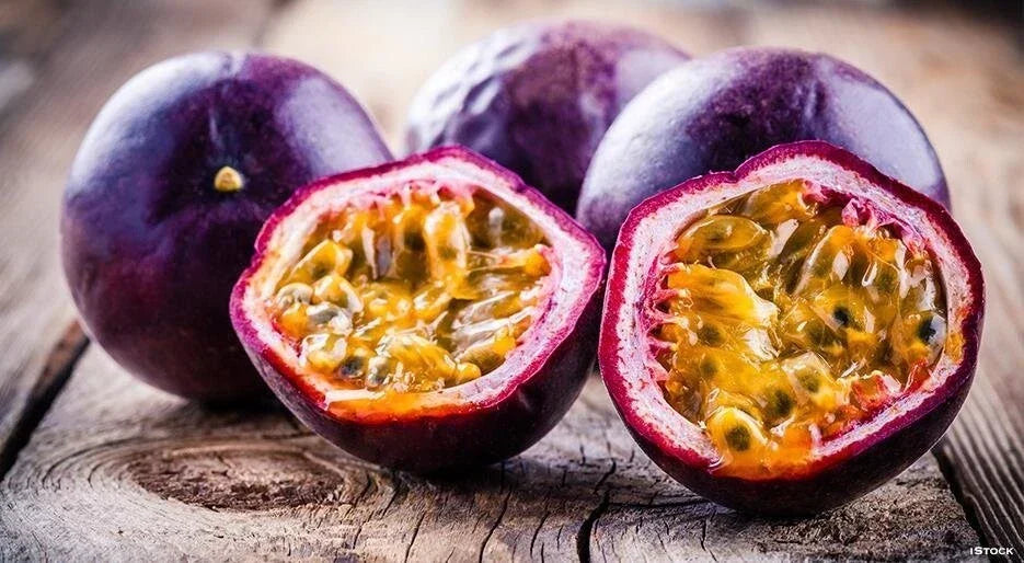 Organic Purple Passion Fruit Seeds 40 Pack - Passiflora Edulis - Non-GMO 2024 Harvest - USA Seller - Tropical Garden Planting