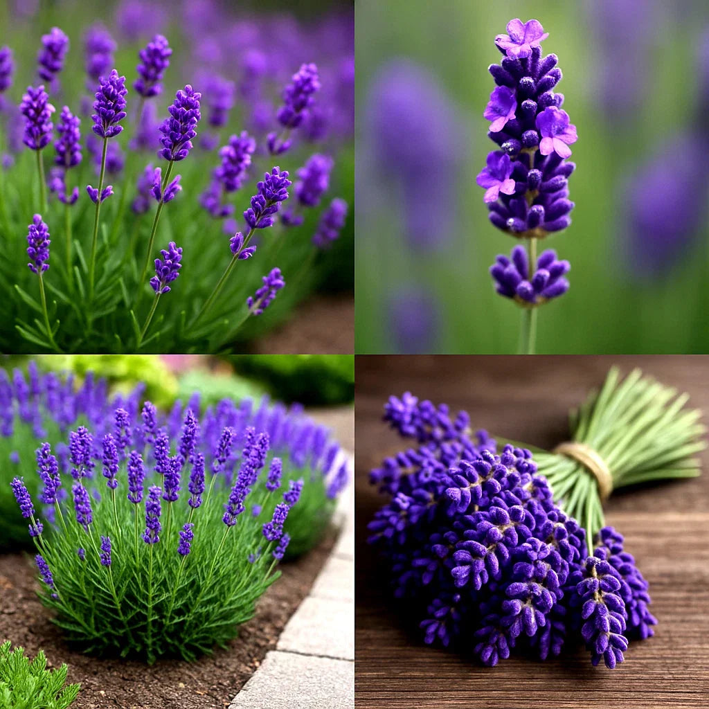 English Lavender Seeds - 1200+ Heirloom Mosquito Repellent - Lavandula angustifolia - Aromatic Herb for Garden