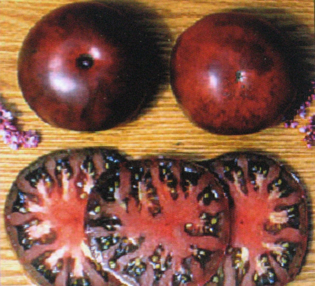 Huge Gourmet Black Tomato Seeds - 25 Heirloom Seeds - Sweet Flavor - Solanum lycopersicum - Non-GMO Organic Garden Seeds