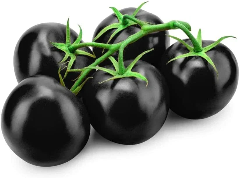 Black Tomato Seeds - 50+ Rare Seeds - Exotic Flavor - Solanum lycopersicum - Non-GMO, Indeterminate Variety