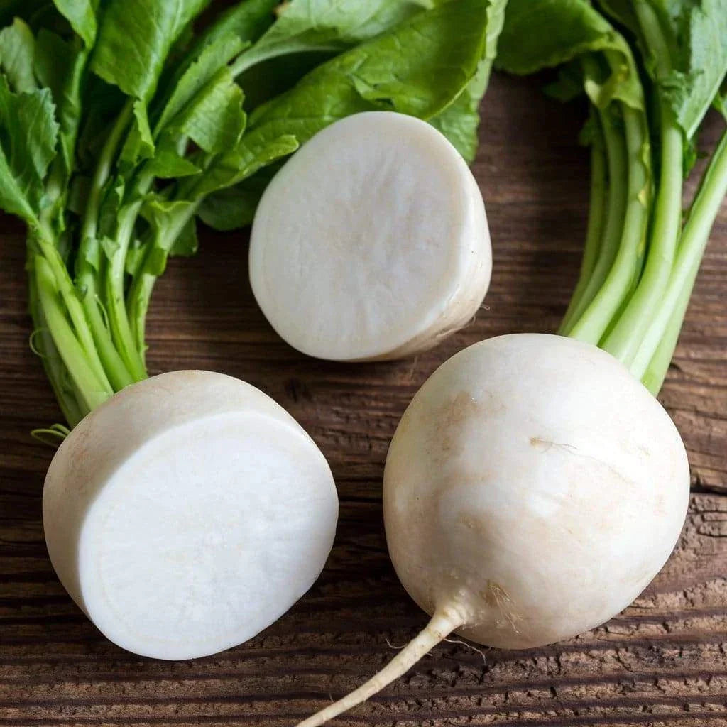 Hailstone White Radish Seeds 200 Ct Non-GMO Vegetable Garden Seeds Raphanus sativus - Fast Germination, Ideal for Salads