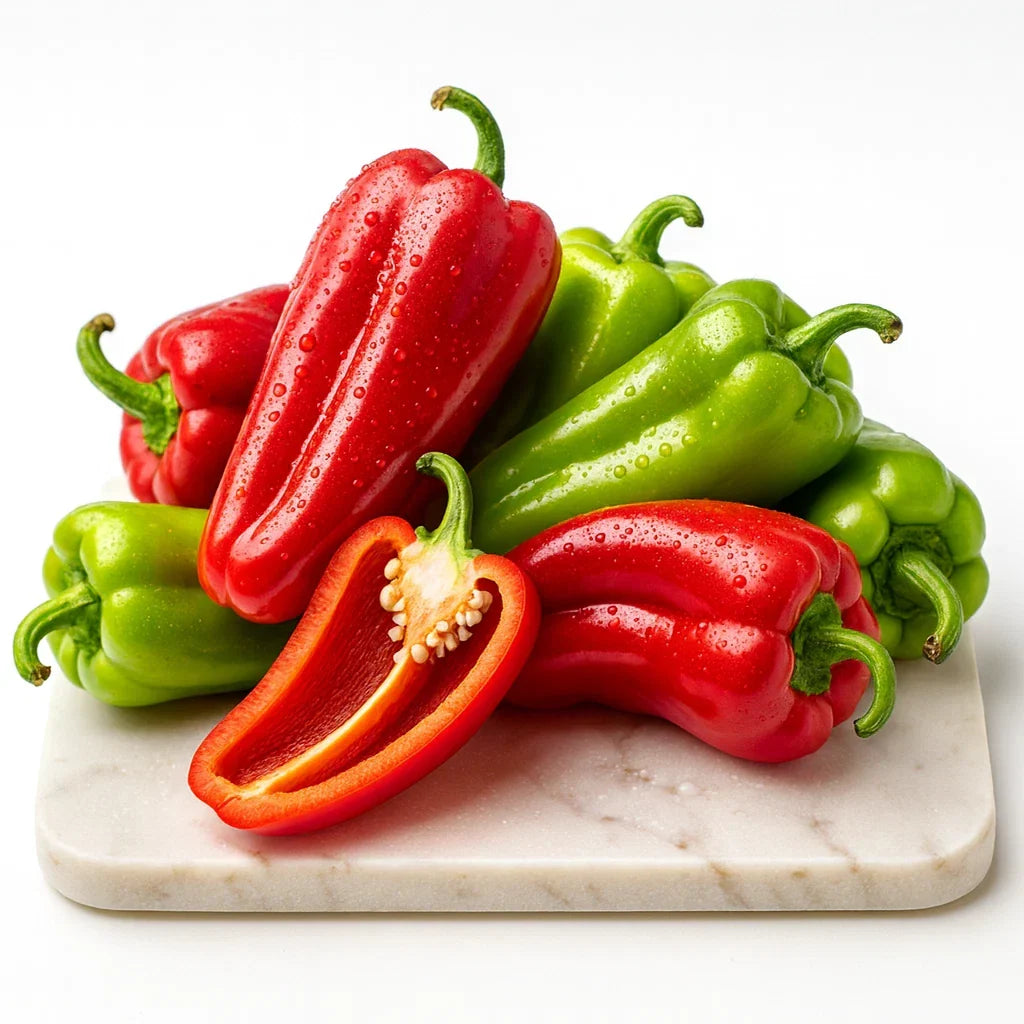 Cubanelle Sweet Frying Pepper Seeds - 50+ Heirloom Non-GMO - Capsicum annuum - Perfect for Frying and Grilling