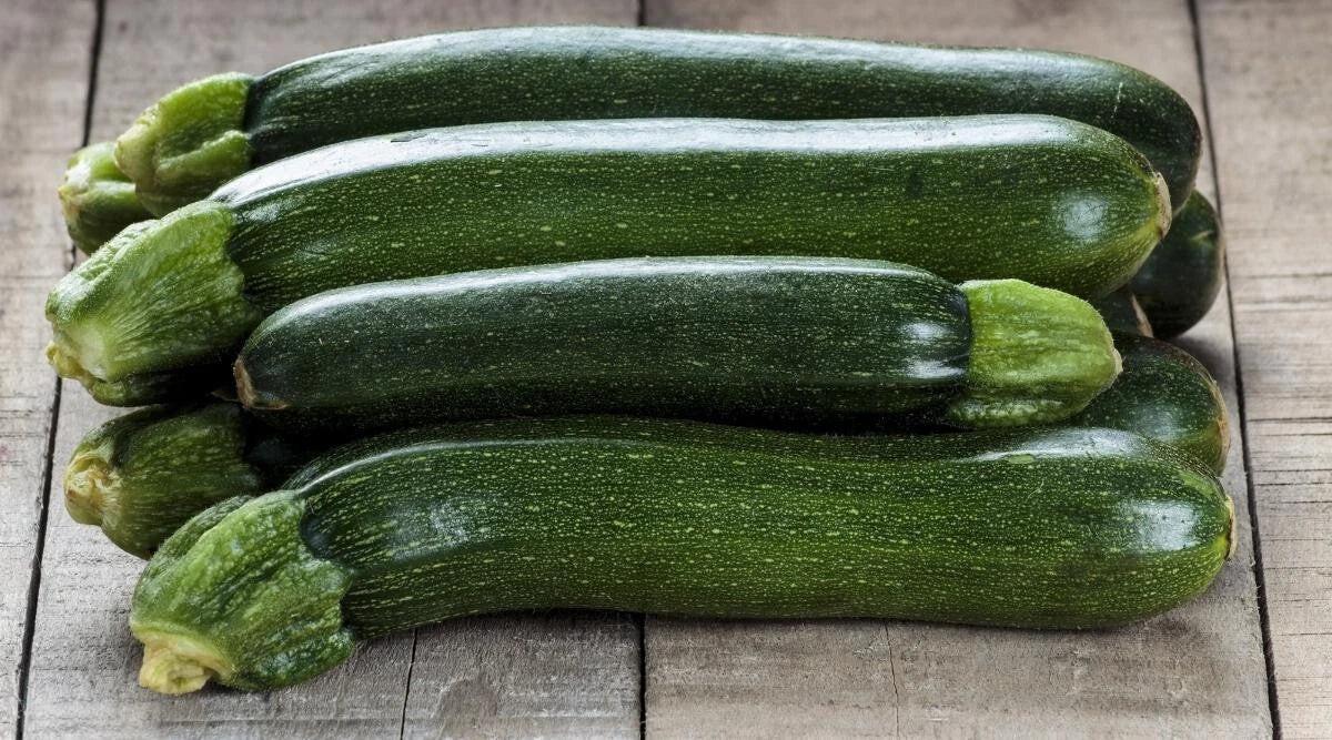 Zucchini Seeds - 25+ Count Spineless Perfection - Heirloom Variety - Cucurbita pepo - USA Grown - Non-GMO Gardening Seeds
