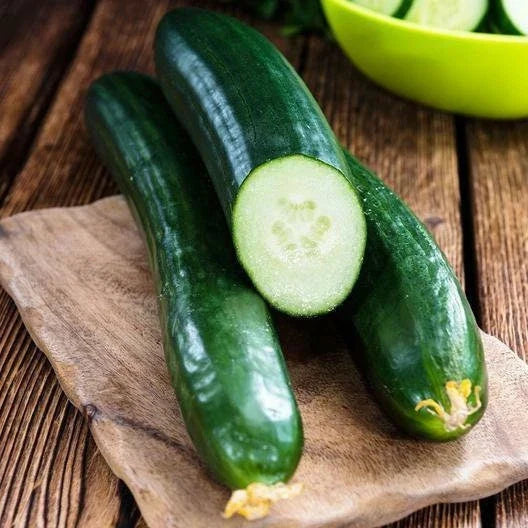 Tendergreen Burpless Cucumber Seeds - Non-GMO Heirloom, Cucumis sativus, 25 Seeds for Home Gardening