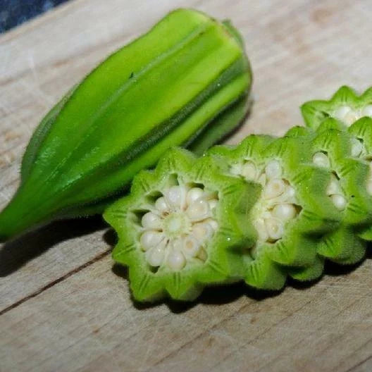 Okra Seeds 25 Pack "Star of David" Heirloom Non-GMO Vegetable Seeds - Abelmoschus esculentus, Old Fashioned Variety