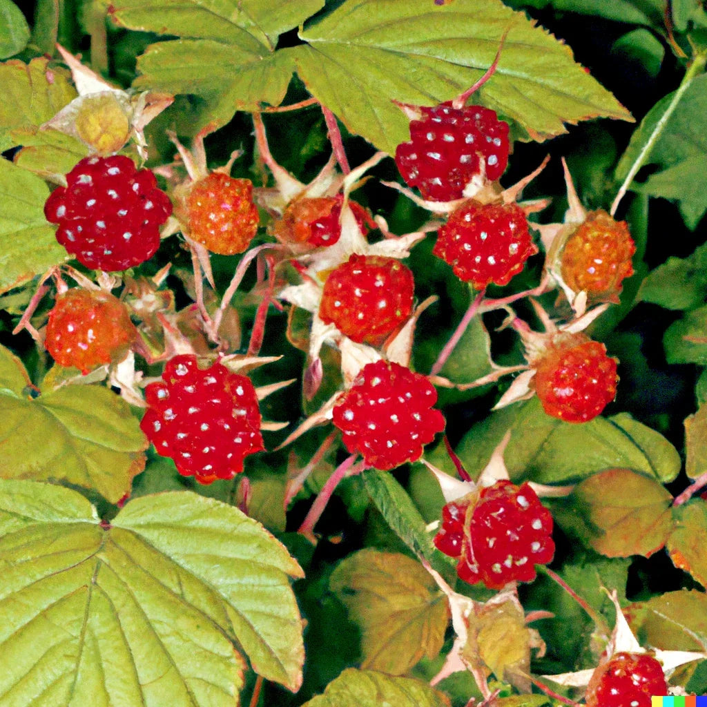 Thimbleberry Seeds - 50+ Pack - Sweet Raspberry Fruit - Rubus parviflorus - Easy to Grow for Home Gardens and Landscaping
