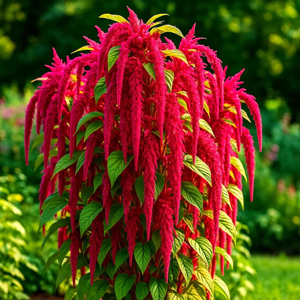 Amaranth Seeds 6000+ Love Lies Bleeding Red Amaranthus caudatus - Vibrant Annual Flower for Garden Beds & Containers
