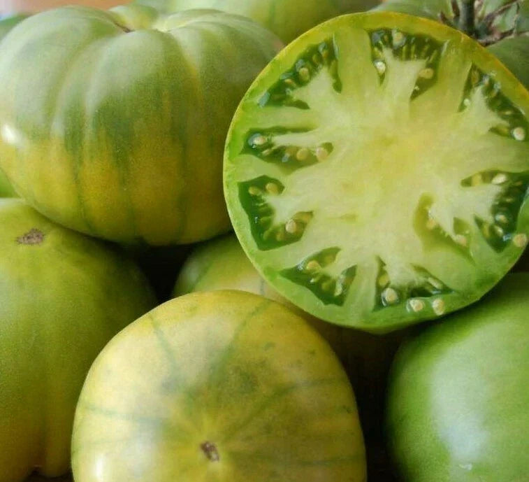Aunt Ruby's Green German Tomato Seeds 50+ Heirloom Vegetables for Salads - Solanum lycopersicum - Unique Flavor & Color