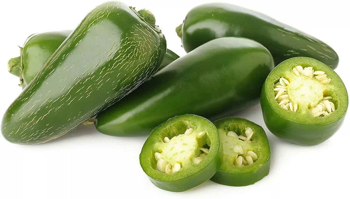 Jalapeno Pepper Seeds 100 Count - Spicy Capsicum annuum for Cooking, Grilling & Salsas - Easy to Grow, High Yield