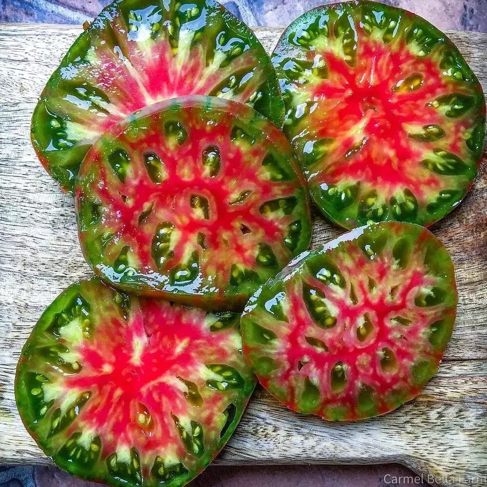 Organic Ananas Noire Tomato Seeds - 30+ Heirloom Black Pineapple Seeds - Solanum lycopersicum - Unique Flavor for Gardeners